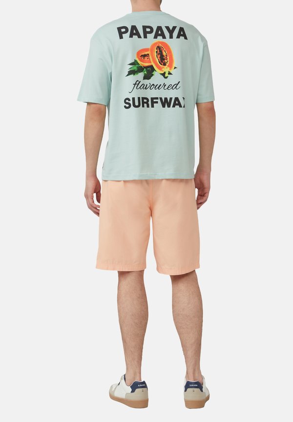 s.Oliver MIT FRONT - Print T-shirt - ozeangrün