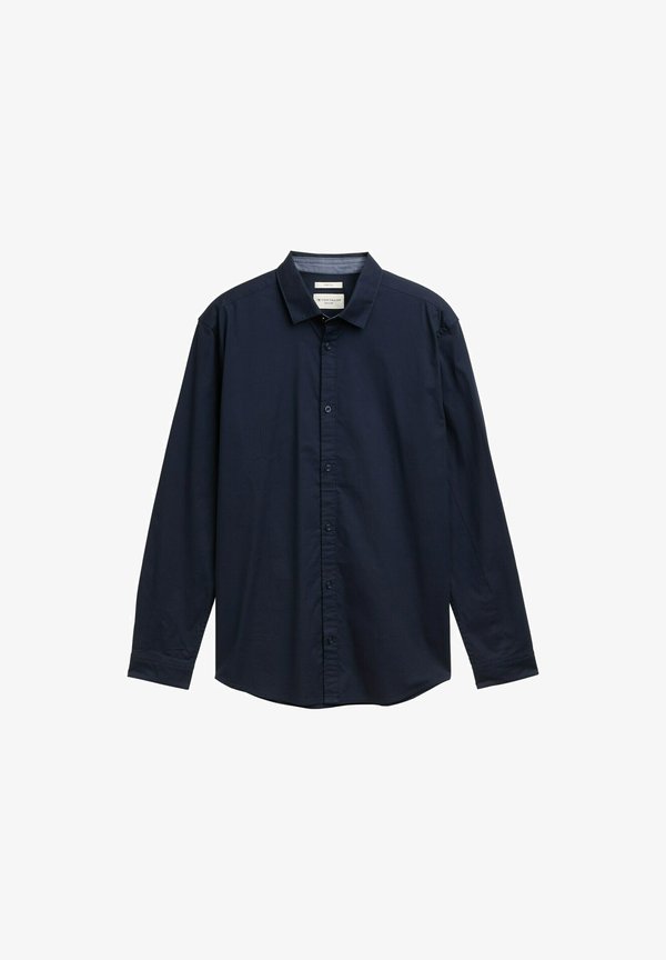 TOM TAILOR REGULAR FIT MIT STRETCH - Shirt - sky captain blue
