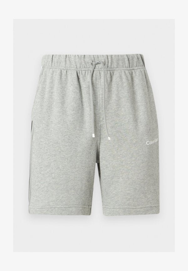 Calvin Klein LOGO TAPE SHORT ICON SPORT - Shorts - medium grey heather
