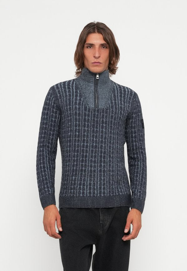 TOM TAILOR TROYER - Jumper - navy blue