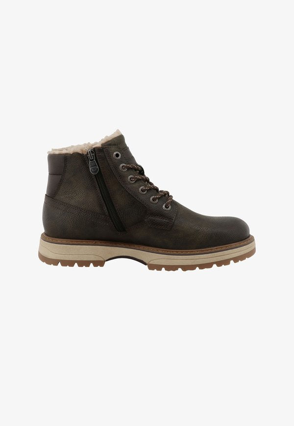 TOM TAILOR STIEFEL - Winter boots - khaki
