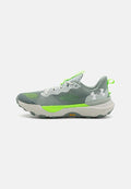 Under Armour INFINITE PRO - Trail running shoes - silica green/summit white/white