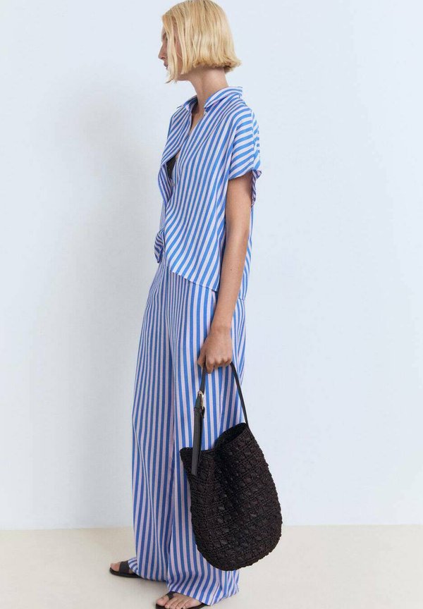 Mango STRIPE-PRINT STRAIGHT