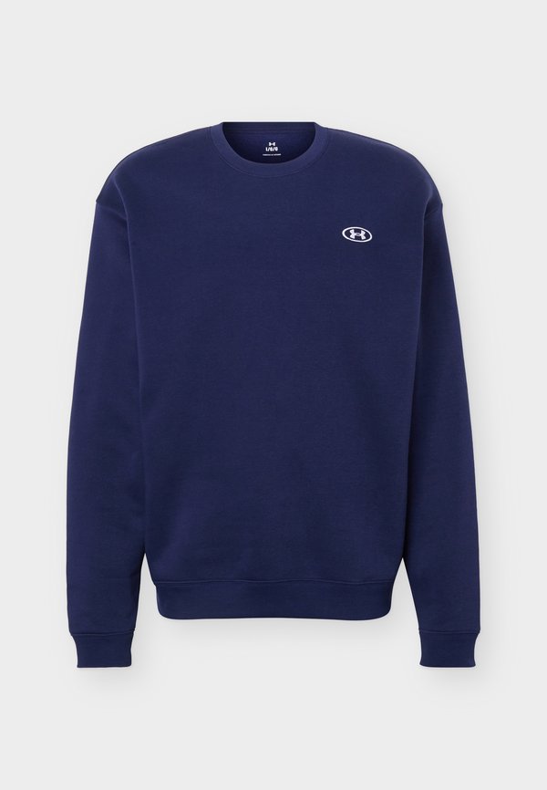 Under Armour RIVAL FLEECE - Sweatshirt - midnight navy/white