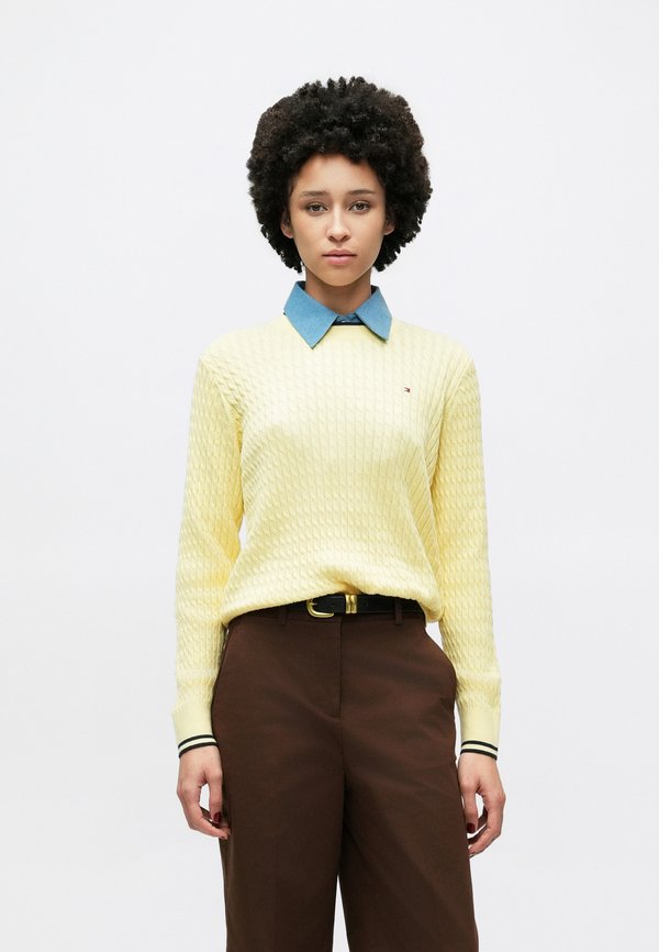 Tommy Hilfiger Jumper - zesty yellow/navy