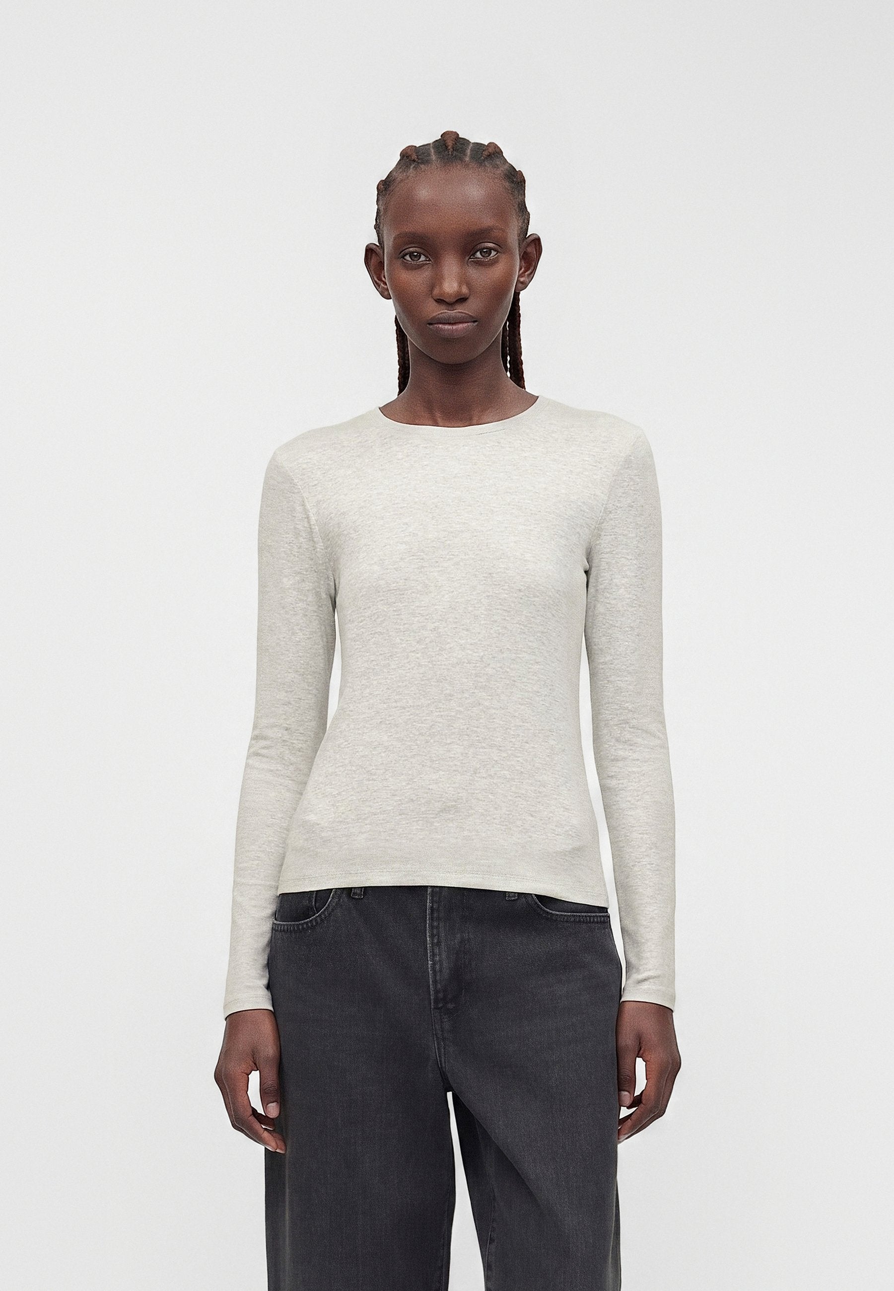 ONLY ONLRILEY O-NECK L/S TOP JRS NOOS