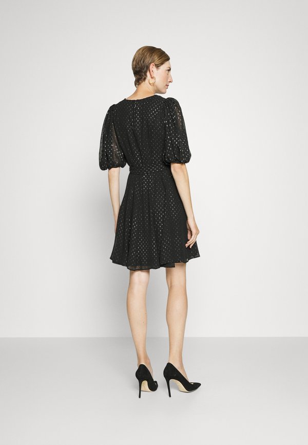 DKNY BALLOON V NECK FIT  FLARE