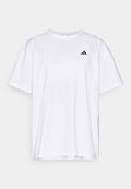 adidas Performance POWER ESSENTIALS WORKOUT OVERSIZED - Basic T-shirt - white