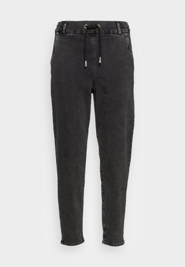 ONLY ONLBLUSH POPTRASH EASY BOX - Mom Jeans - black denim