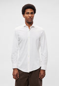 Marc O'Polo SPREAD COLLAR LONG SLEEVE ROUND HEM