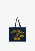 Superdry & Co SUPERDRY SUPERDRY TOTE.. - Tote bag - richest navy/autumn mustard