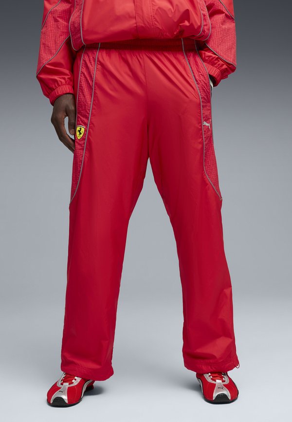 Puma SCUDERIA FERRARI TECH-X  - Tracksuit bottoms - rosso corsa