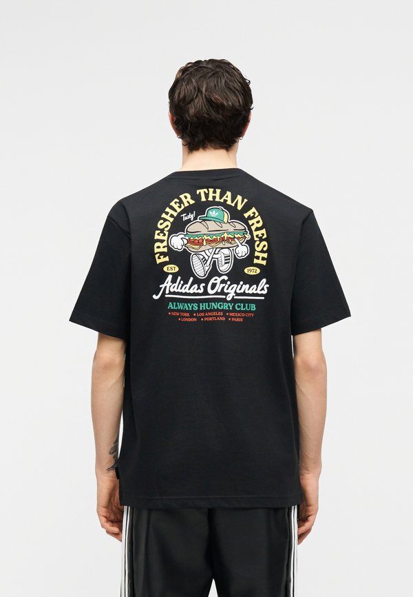 adidas Originals LOOSE GRAPHIC UNISEX - Print T-shirt - black