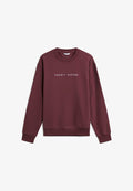 Tommy Hilfiger TOMMY HILFIGER ESSENTIAL TERRY RELAXED LOUNGE SWEATSHIRT - Pyjama top - chocolate clove