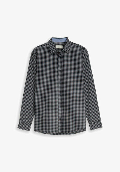 TOM TAILOR REGULAR FIT MIT KAROMUSTER - Shirt - navy small check
