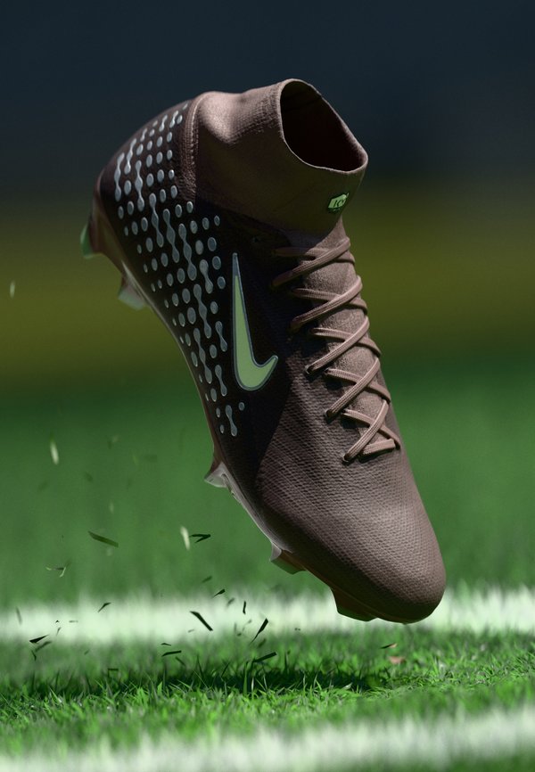 Nike Performance ZOOM SUPERFLY 10 PRO FG - Firm-ground football boots - plum eclipse/metallic silver-coloured