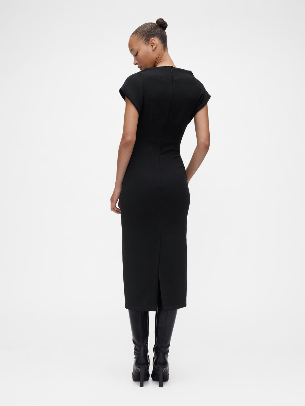 GAP GAPSTUDIO STRUCTURED MIDI DRESS