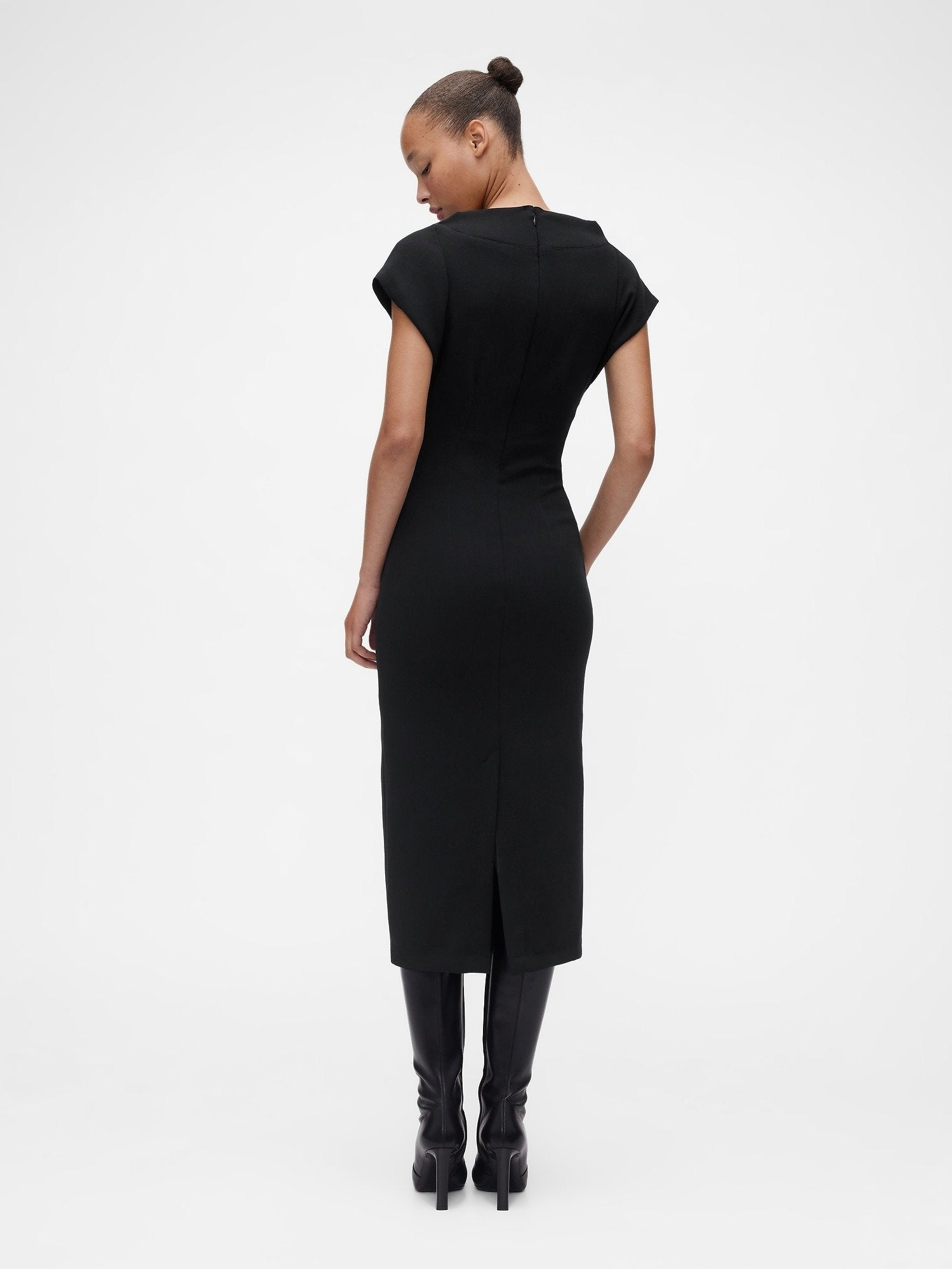 GAP GAPSTUDIO STRUCTURED MIDI DRESS