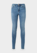 Vero Moda Skinny fit VMFLASH Mid rise - Jeggings - medium blue denim
