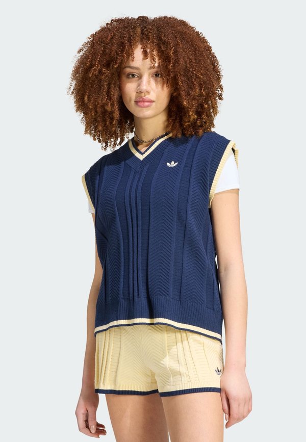 adidas Originals VEST - Print T-shirt - warm vanilla