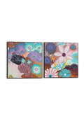 Orange Wallz RETRO FLOWERY 2 PACK