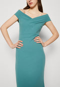 WAL G. MYLO CONTRAST MAXI DRESS
