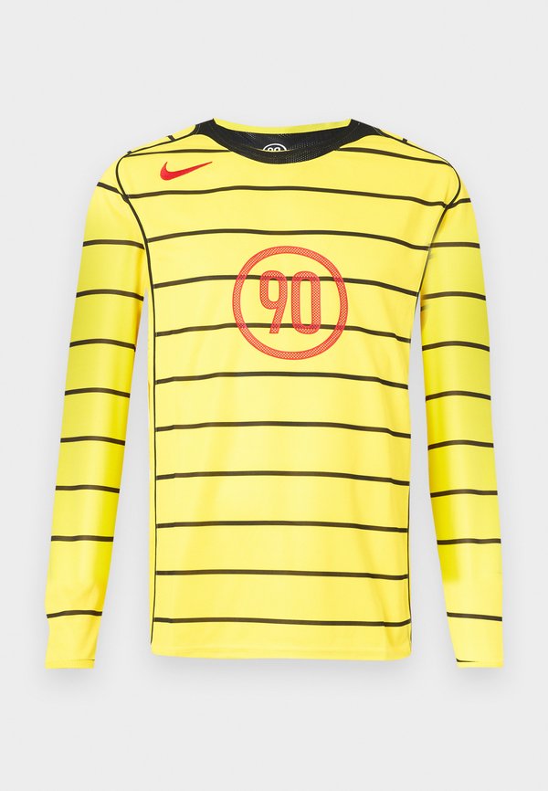 Nike Sportswear ENERGY - Long sleeved top - yellow/black/red