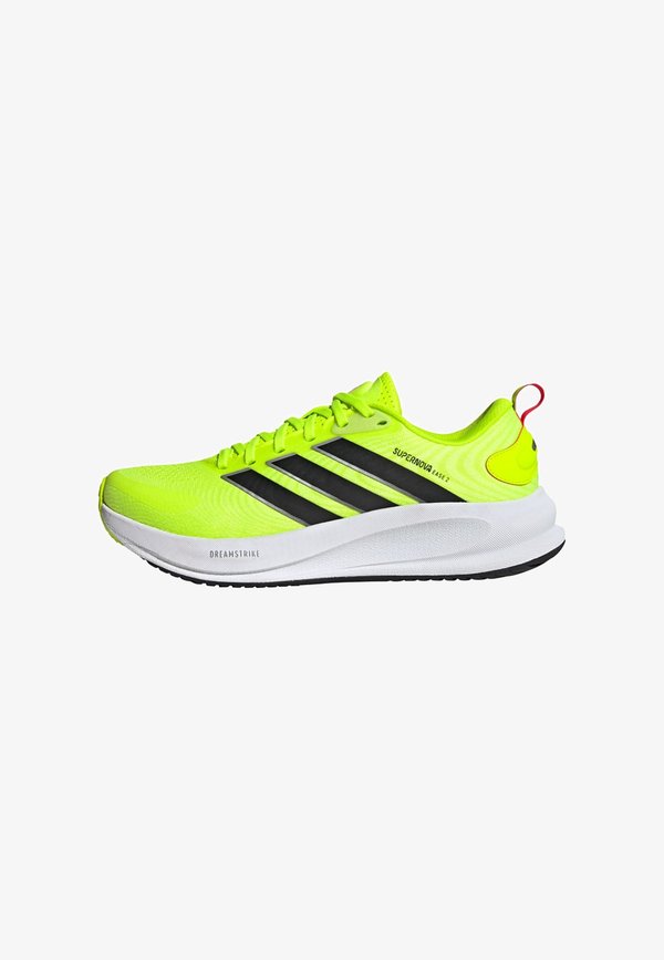 adidas Performance Road running shoes - lucid lemon   core black   lucid red