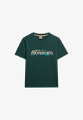 Superdry & Co OUTDOOR SUPPLY CO  - Print T-shirt - enamel green