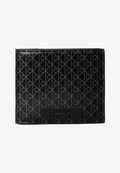 Calvin Klein EMBLEM COATED BILLFOLD - Wallet - black
