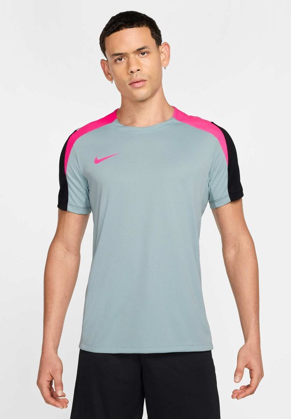 Nike Performance STRIKE TOP - Sports T-shirt - ocean cube black hyper pink hyper pink