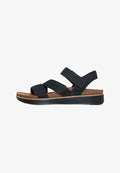 Skechers LIFTED COMFORT - Walking sandals - black