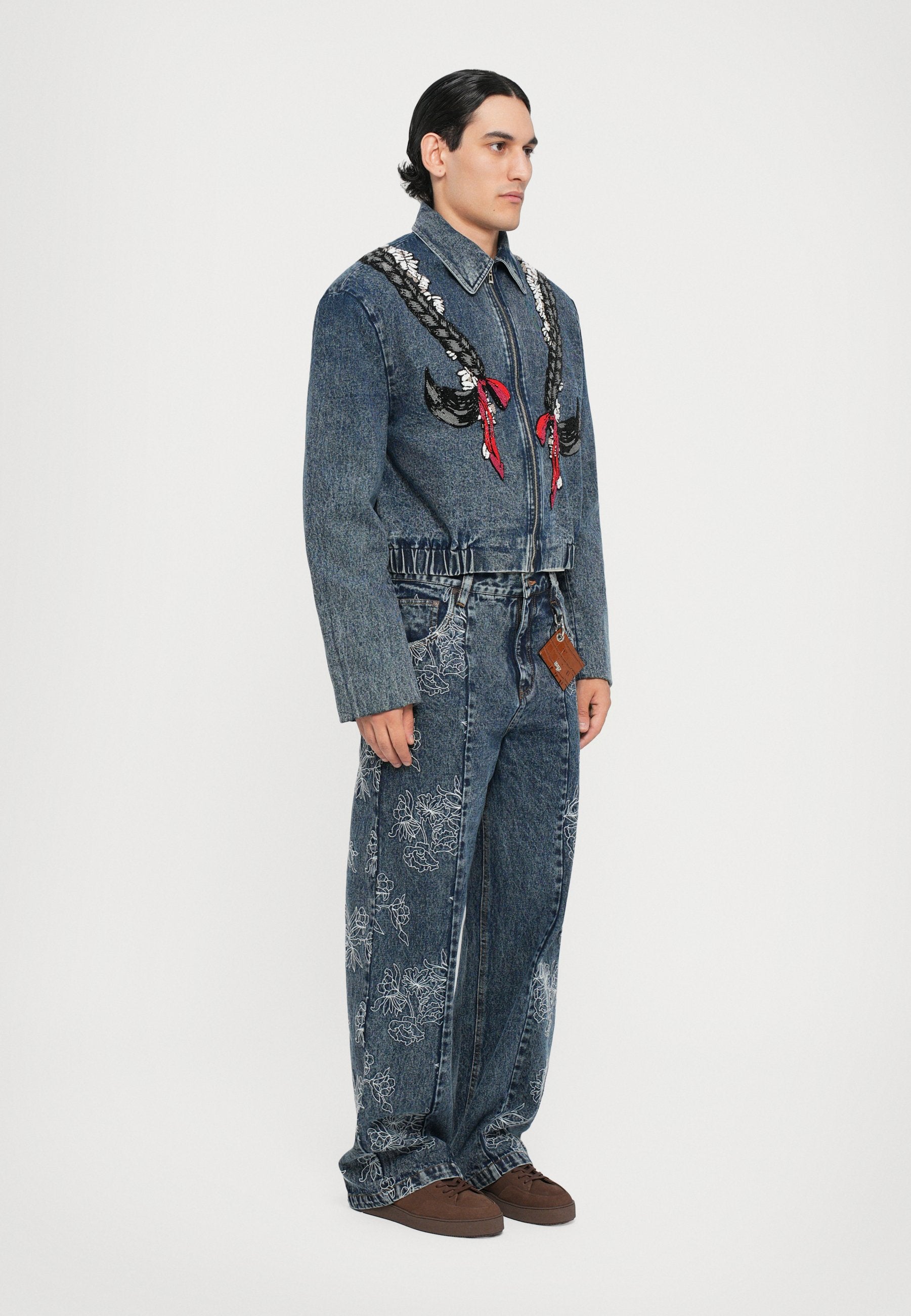 Dhruv Kapoor HANDCRAFTED BRAIDS CROPPED JACKET