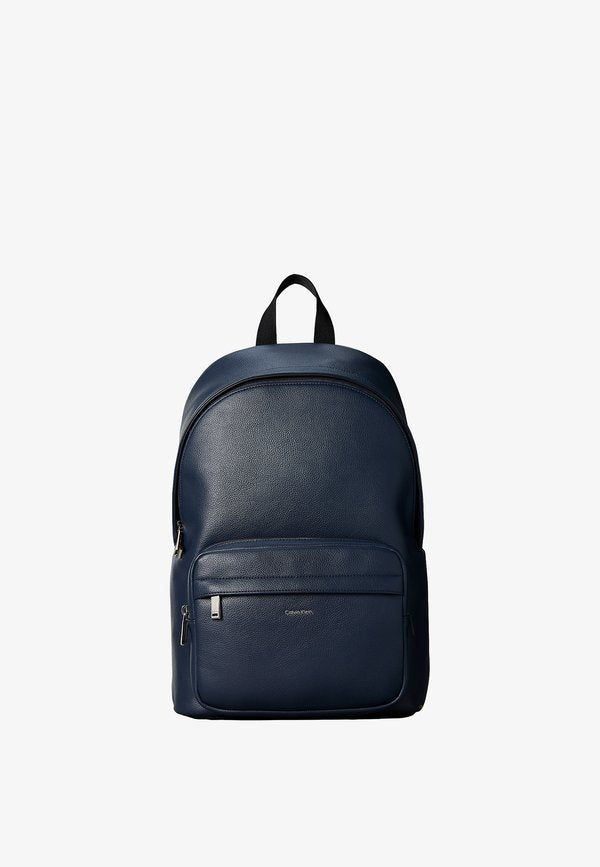 Calvin Klein RAISED ROUND BACKPACK - Rucksack - blue nights