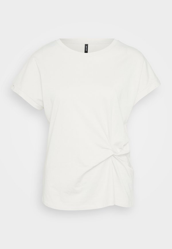 Vero Moda Tall VMGANAS O NECK  - Print T-shirt - birch