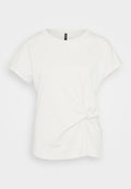 Vero Moda Tall VMGANAS O NECK  - Print T-shirt - birch