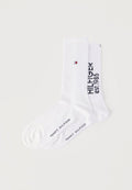 Tommy Hilfiger MEN SOCK SPORT LOGO 2 PACK - Socks - white