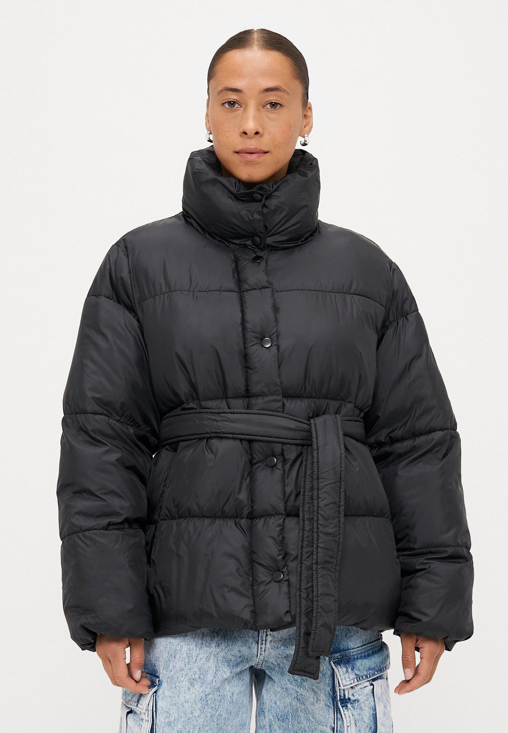 Gina Tricot Petite BELTED PUFFER JACKET