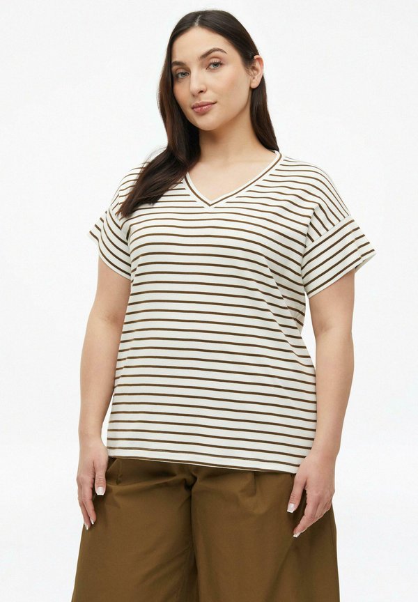 s.Oliver T-SHIRT - Print T-shirt - dunkelbraun