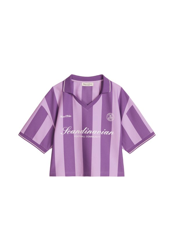 Marc O'Polo MOP CLUB '67 FOOTBALL TRIKOT SHIRT, CROPPED, STRIPED
