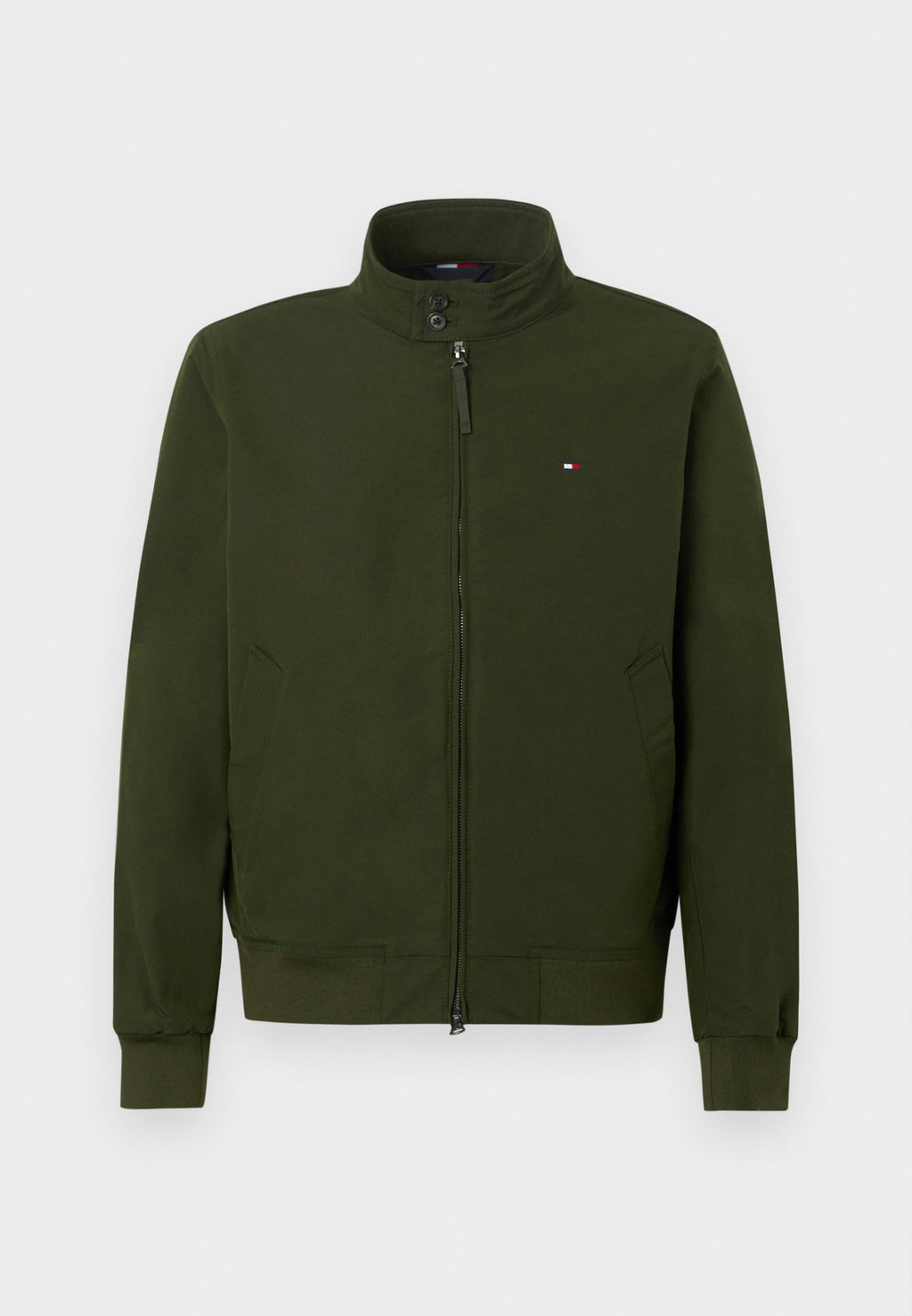 STAND-UP COLLAR RELAXED HARRINGTON JACKET Media 1