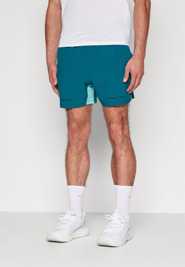 Under Armour ROCK ULTIMATE SHORT - Sports shorts - hydro teal/radial turquoise/black