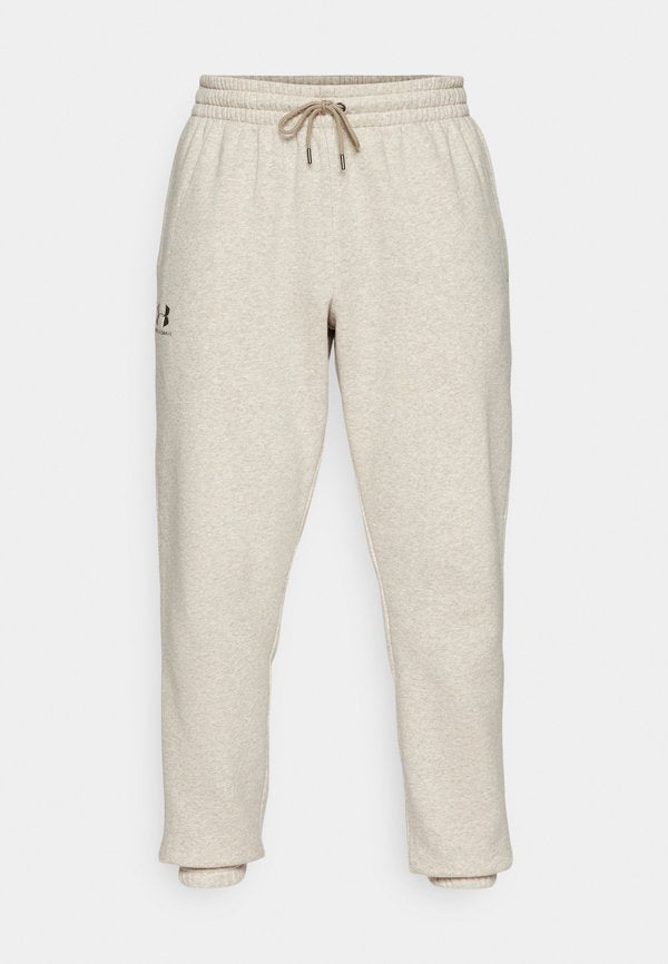 Under Armour ICON FLEECE - Tracksuit bottoms - timberwolf taupe light/timberwolf taupe