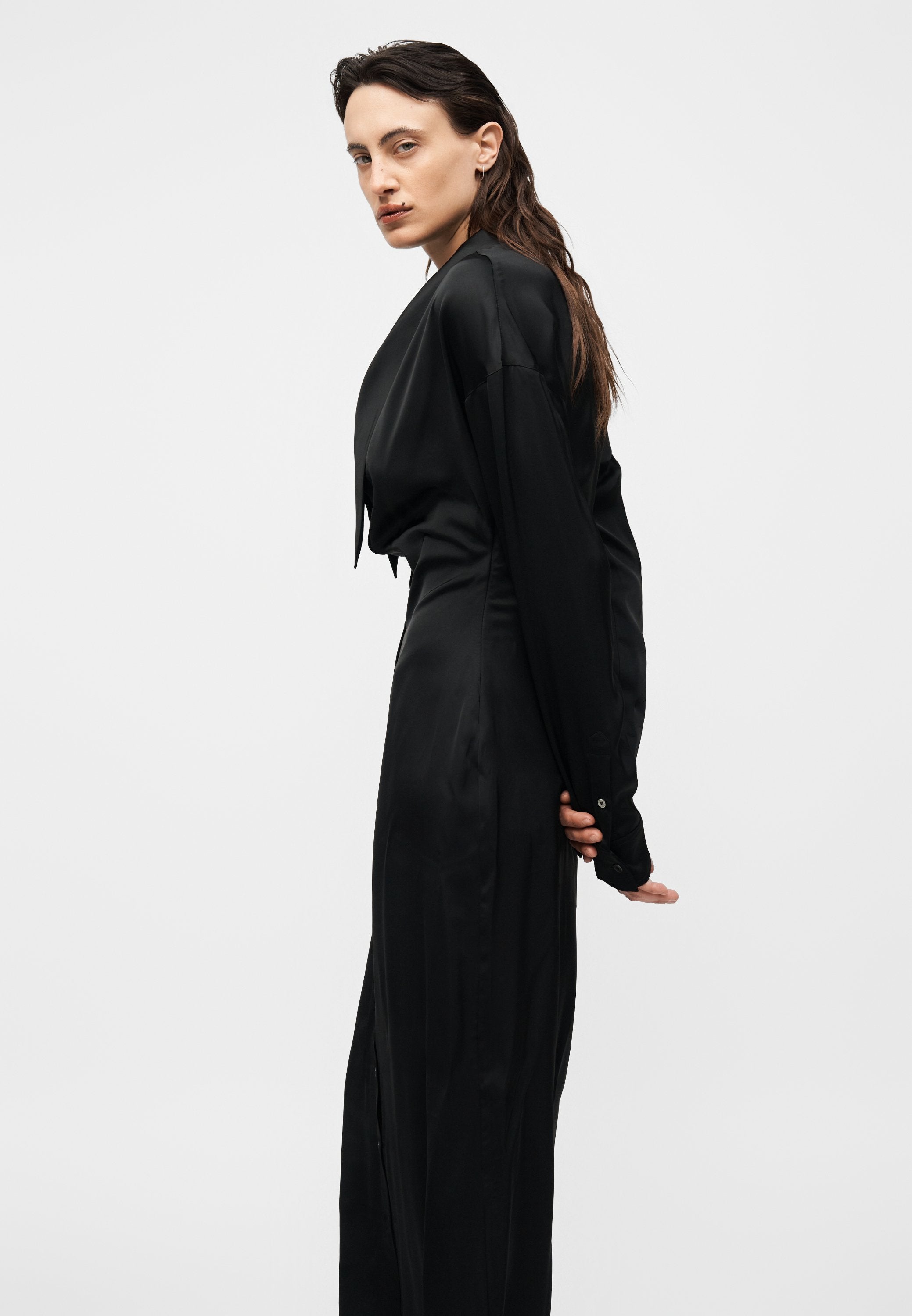 Viktor&Rolf DRAGGED NECKLINE SHIRT DRESS
