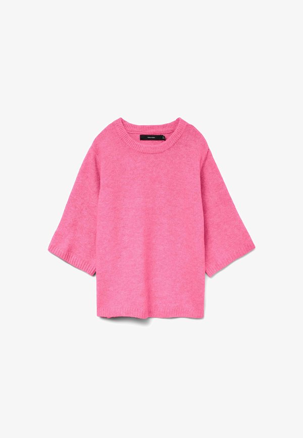 Vero Moda VMBOOM 2/4 O-NK OVERSIZE PULLOVE GA NOOS - Top - pink cosmos