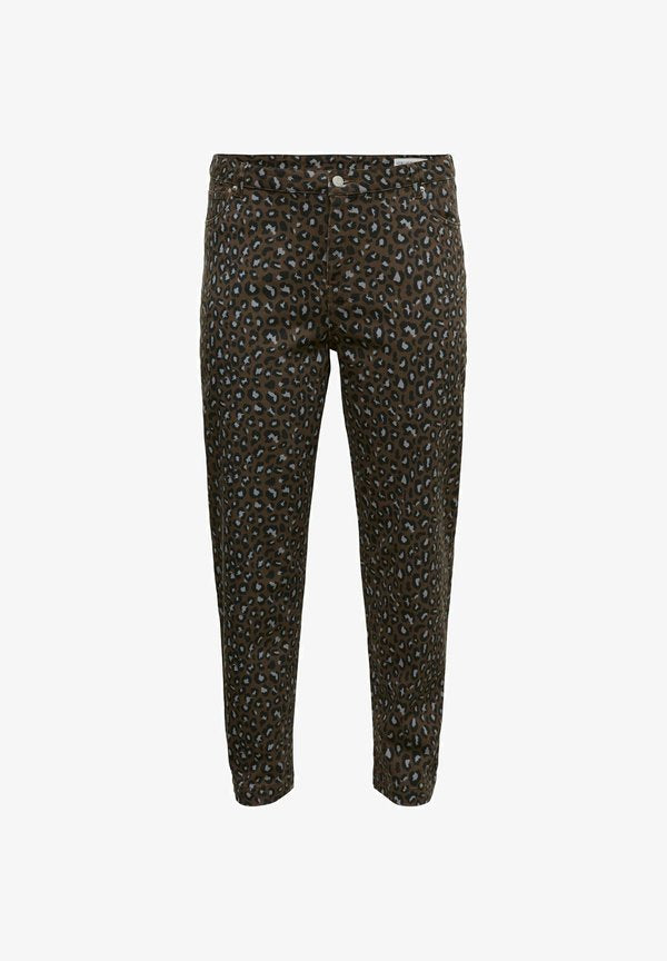 Vero Moda Curve MOM FIT JEANS VMCTESSA HIGH RISE MOM FIT JEANS - Mom Jeans - chocolate chip