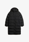 Superdry & Co HOODED LINE PUFFER  - Winter coat - black
