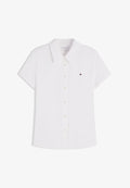 Tommy Hilfiger BUTTON DOWN - Button-down blouse - ecru