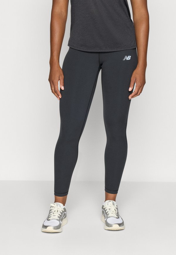New Balance SLEEK HIGH RISE - Leggings - Trousers - black