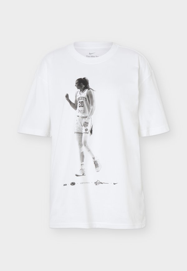 Nike Performance SI TEE BBALL SABRINA - Sports T-shirt - white